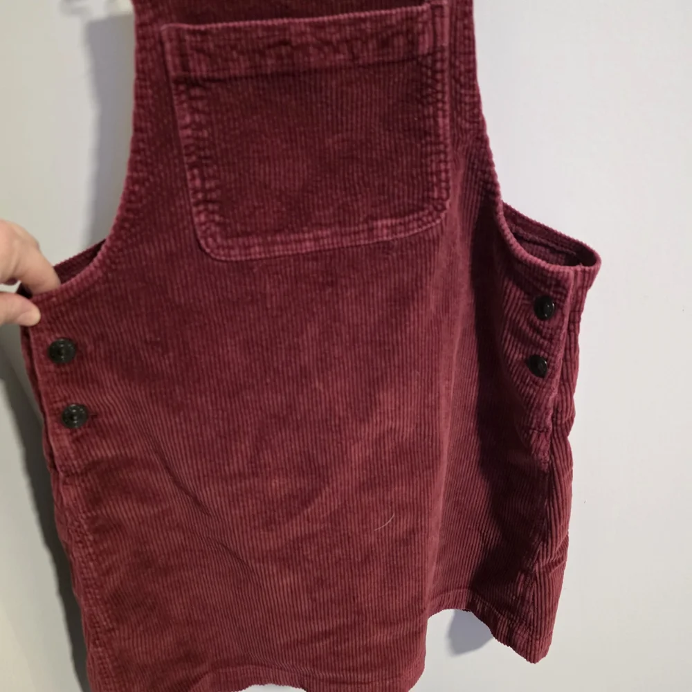 American Eagle Dark Red Corduroy Dress - Picture 2 of 7